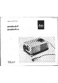 Leica Pradovit N manual. Camera Instructions.